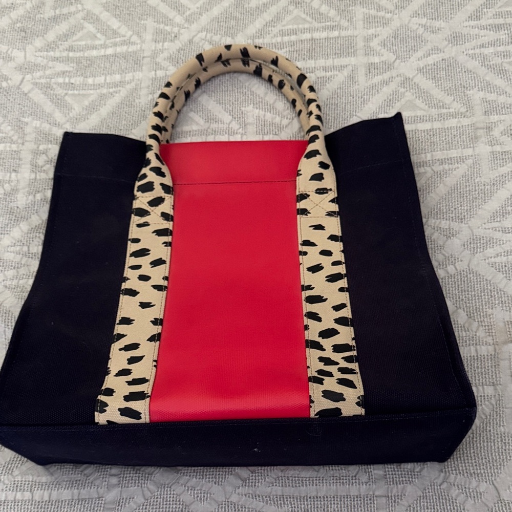 Vineyard Vines Red and Black Tote Bag